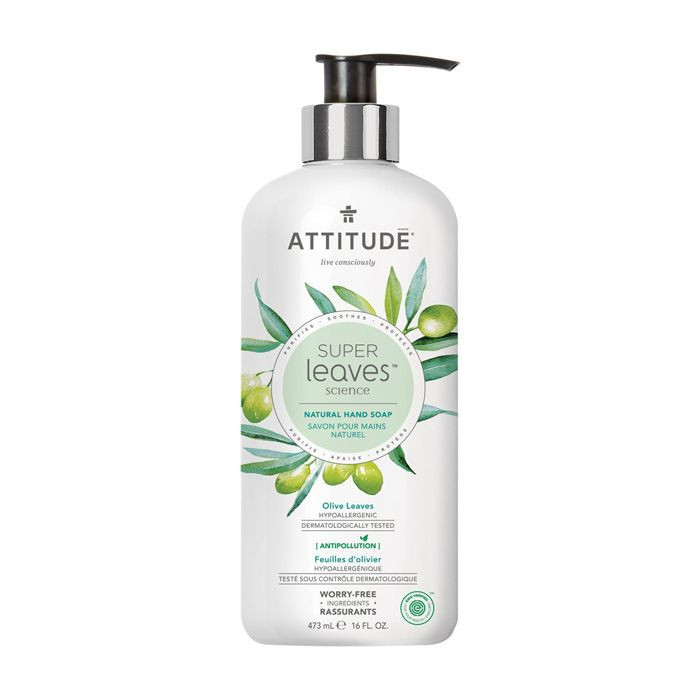 Attitude Super Leaves Hand Soap Gel Olive Leaves 473 ml