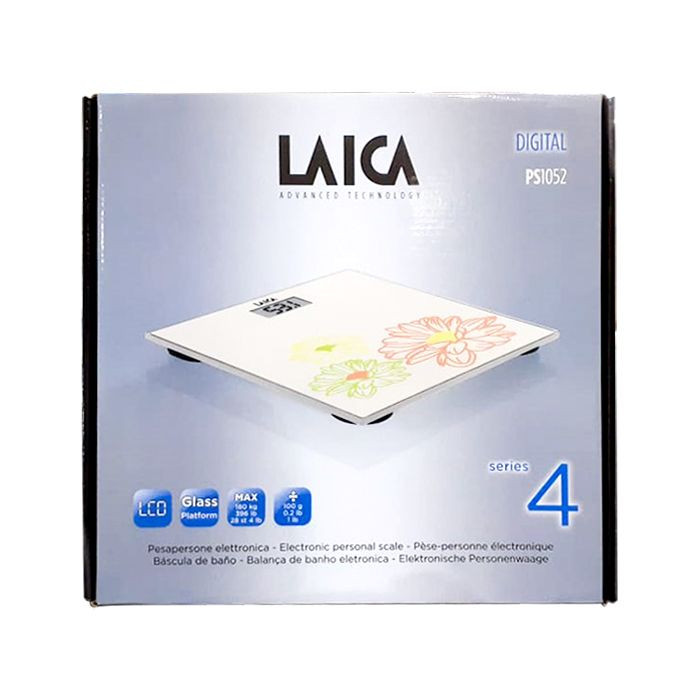 Laica Electronic Personal Weighing Scale -Orange: PS1052O