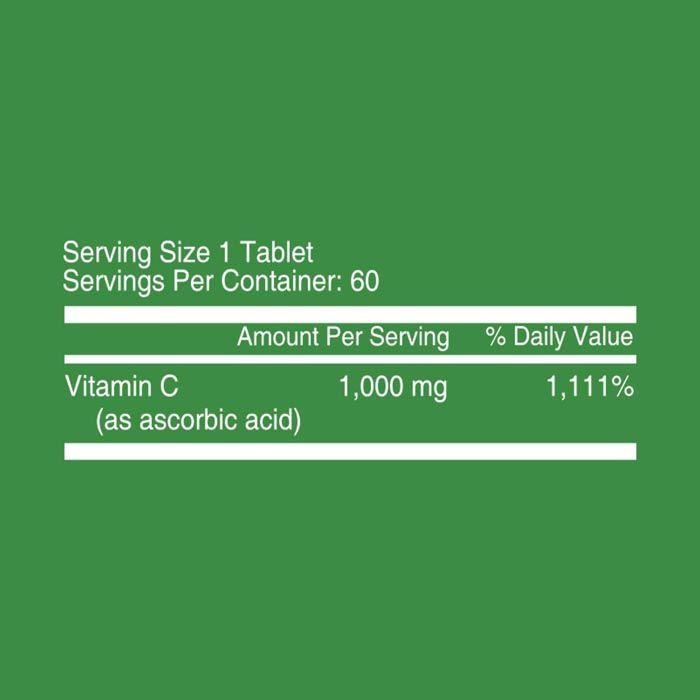 Nutritionl Vitamin C 1000mg with Rose Hips, Immune Support and Antioxidant - Tablets 60s