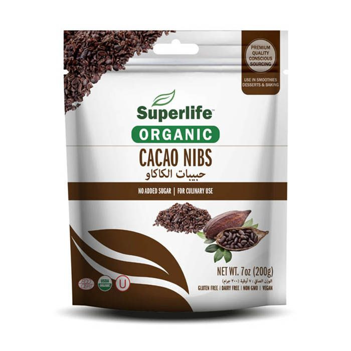 Buy Superlife Cocoa Nibs 200 g Life Pharmacy