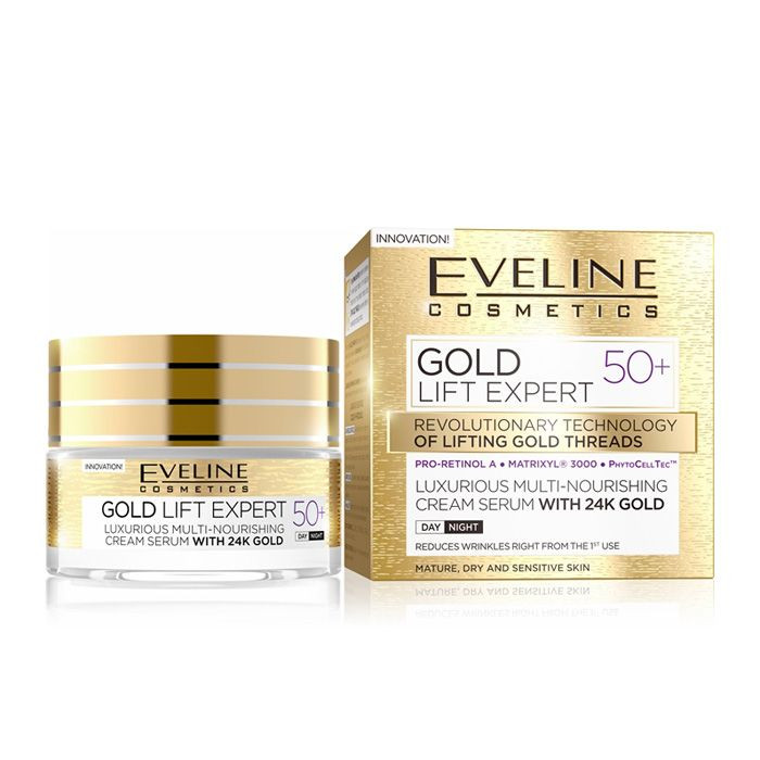 Eveline Gold Lift Expert Day And Night Cream 50+ 50 ml product image