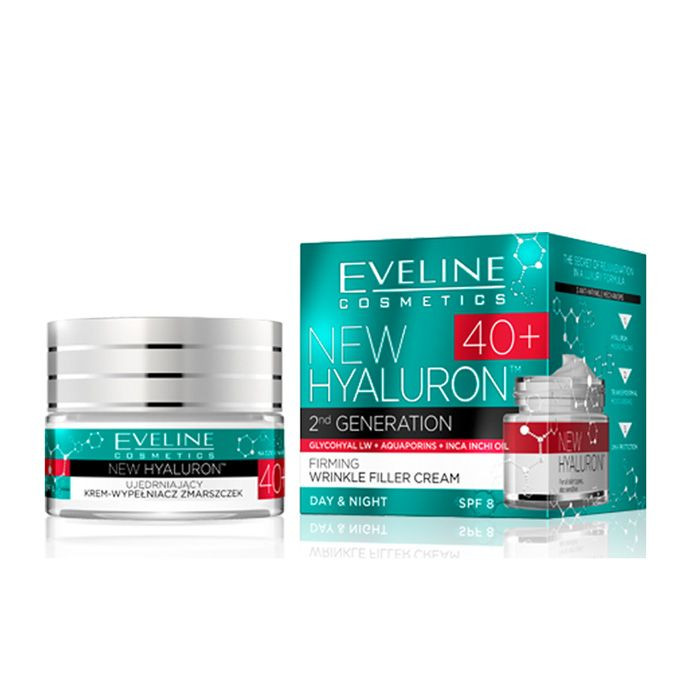 Buy Eveline New Hyaluron Second Generation Day & Night Cream 40+ 50 ml ...