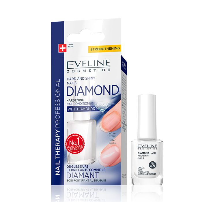 Eveline Spa Nail Diamond Hard and Shiny Nails 12ml close-up