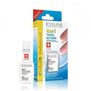 Eveline Spa Nail Total Action 8 In 1 12 ml Medium Size