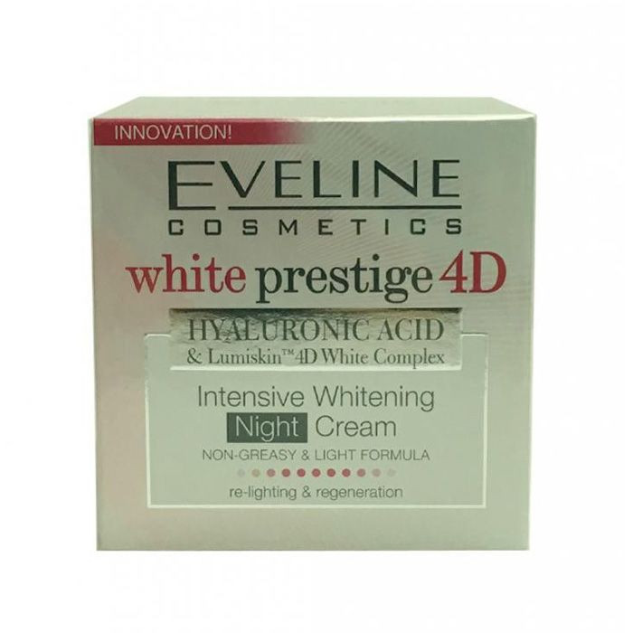 Eveline White Prestige 4D Intensive White Night Cream - top view