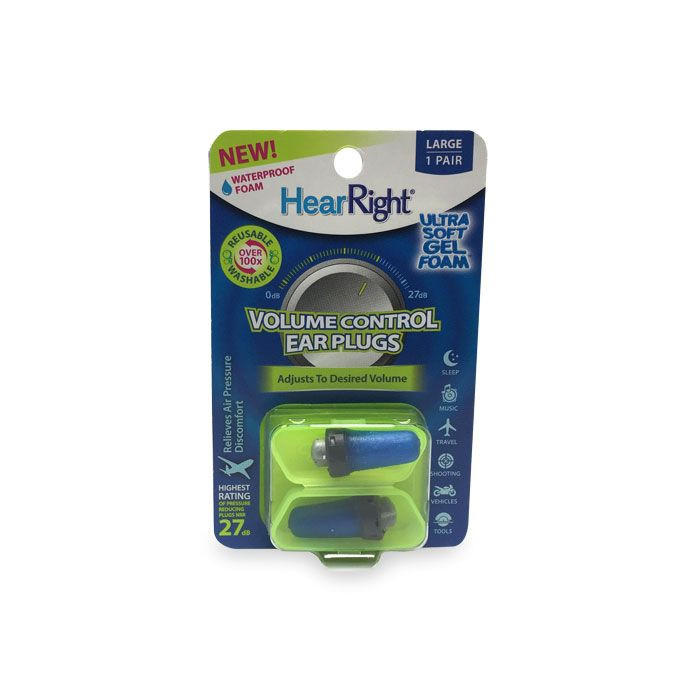 Buy Hear Right Volume Control Ear Plugs Large Life Pharmacy