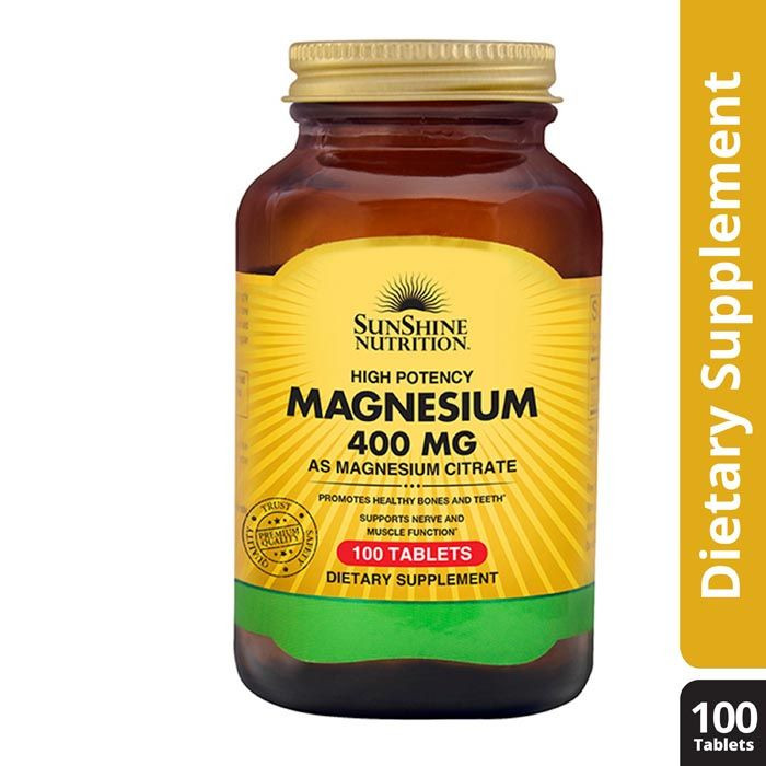 Buy Sunshine Nutrition Magnesium Citrate Tabs 100's Life Pharmacy