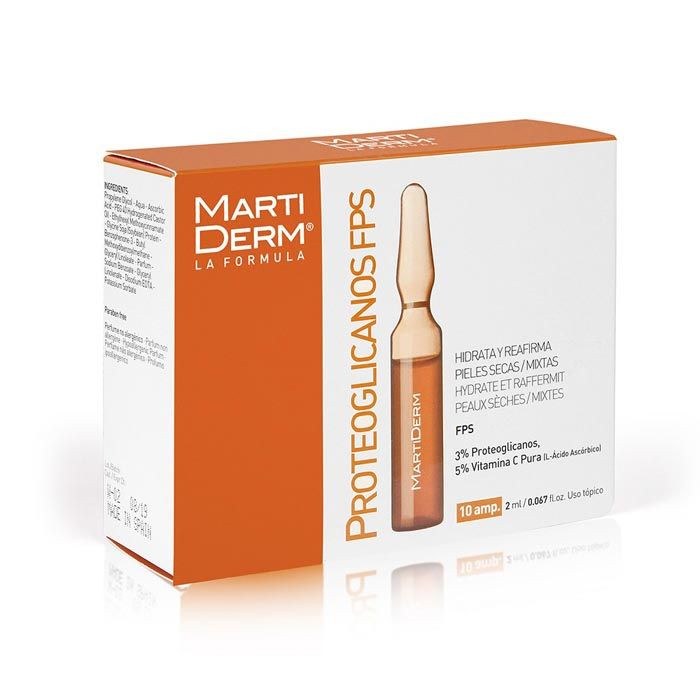 Buy Martiderm Proteoglicanos FPS Ampoules (2 ml X 10 Ampoules) Life