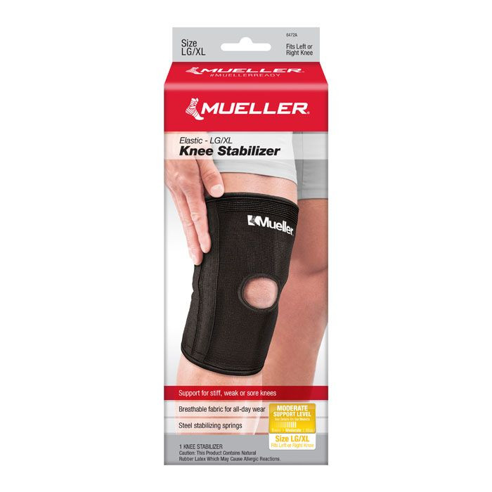 Buy Mueller Elastic Knee Stabilizer Black online at best price in the