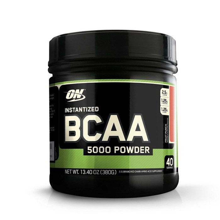 Buy Optimum Nutrition Instantized BCAA 5000 Powder Fruit Punch 380 g ...