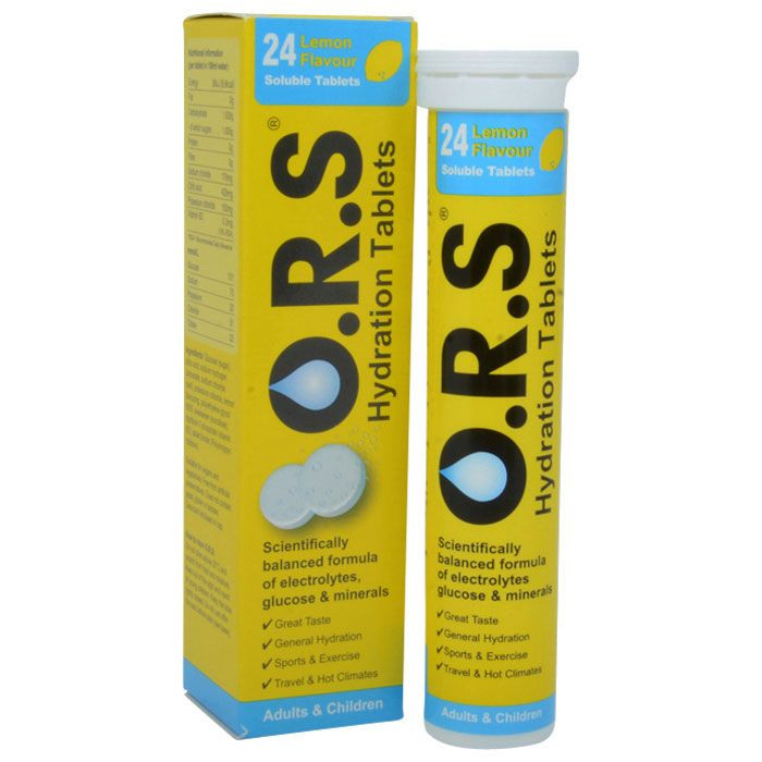 ORS Soluble Tablets 24's Lemon