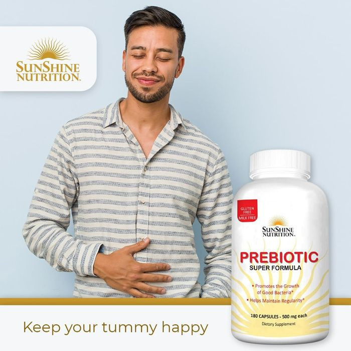 Sunshine Nutrition Prebiotic Super Formula 180 Capsules