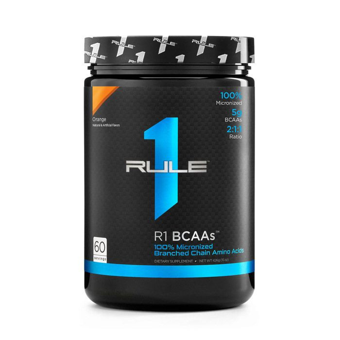 Rule1 BCAA 60 Servings Orange 444 g