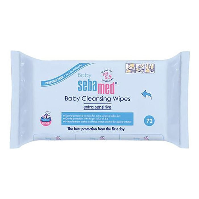Buy Sebamed Baby Wet Wipes 72'S Perfume free Life Pharmacy