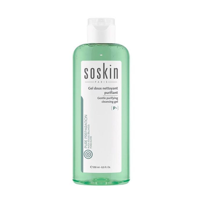 Soskin P+ Gentle Purifying Cleansing Gel 250ml - bottle and packaging