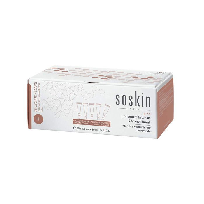 Soskin R+ Intensive Restructuring Concentrate product vial close-up