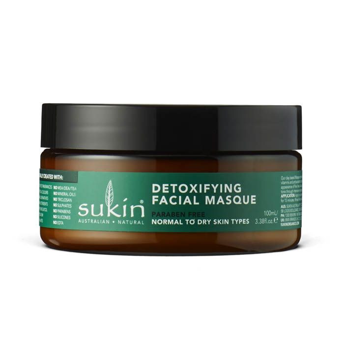 Sukin Super Greens Detoxifying Clay Masque 100 ml