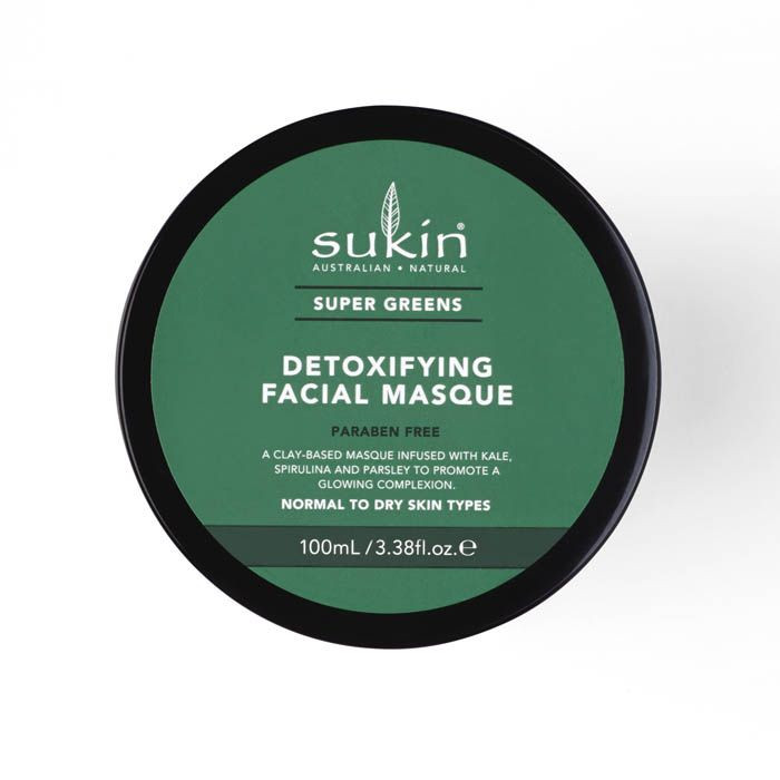 Sukin Super Greens Detoxifying Clay Masque 100 ml
