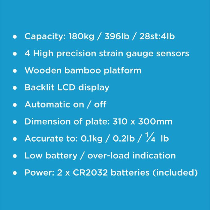 ميزان حمام خشبي من تريستر TS 415PS-W-3