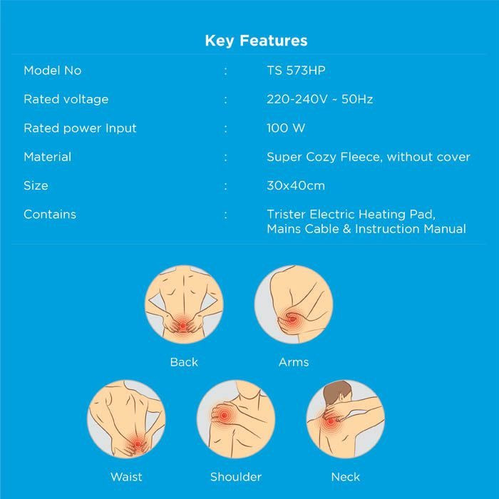 Trister Electric Heating Pad TS 573HP