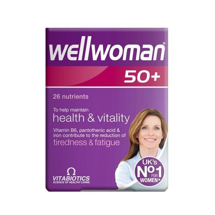 Vitabiotics Wellwoman 50 plus Tablets 30's high quality front image